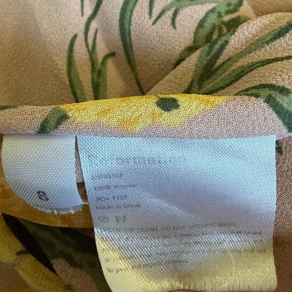 Reformation Conga Blush Toucan Christie Mini Dress Size 8 - 41293 - Picture 9 of 10